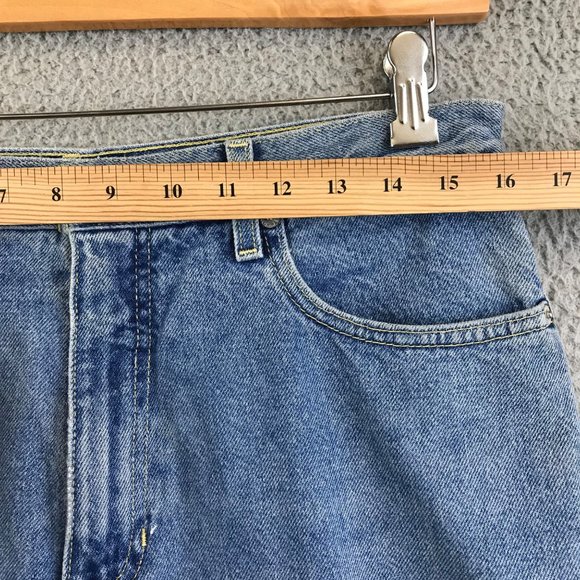 Vintage Tommy Hilfiger Jeans Women's 11/30 Flag Patch High Rise Mom Denim - Picture 5 of 10